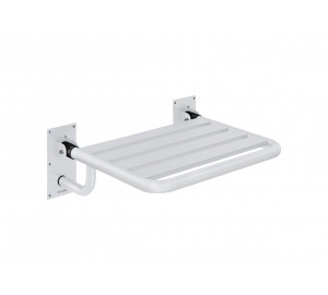 Folding seat steel white